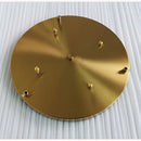 Axyaa 3-Hole Ceiling Plate for Pendant Lamp, Chandelier Mount Base White Black Gold