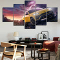 Car HD Canvas Wall Art Print Poster for Home Decor by Axyaa