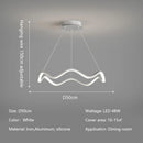 Modern Wave LED Pendant Lights by Axyaa for Living, Dining & Bedroom Lighting