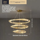 Axyaa Nordic Crystal Chandelier for Luxury Living Room & Dining Room
