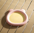 Axyaa Ceramic Heart Dessert Plate Set - Cute Tableware for Breakfast and More