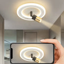 Axyaa Modern Round LED Ceiling Lamp for Home Interior Lighting