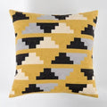 Geometric Embroidered Pillow Cover 45x45cm for Living Room by Axyaa