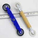 Axyaa LED Strip Light Installation Tool: Rubber Wheel Handle Roller for Aluminum Profile Clamp.