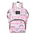 Axyaa Cartoon Backpack Diaper Bag with Insulated Mommy Bottle Storage