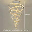 Axyaa Crystal Chandelier for Duplex Architecture Living Room & Stair Lighting
