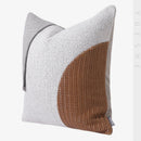 Axyaa Modern Luxury Leather Woven Pillow for Living Room Sofa