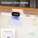 Axyaa Magnetic Clock Lamp: LED USB Rechargeable, Stepless Dimming Cabinet Night Light