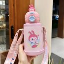 Axyaa Kids 500ML Stainless Steel Insulated Cup with Cute Cartoon Design