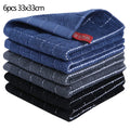 Axyaa Cotton Kitchen Towels Set of 4, Ultra Soft Absorbent Dishcloths