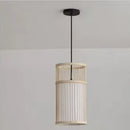 Axyaa Bamboo Weaving Pendant Lamp: Traditional Chinese Zen Tea Room Style