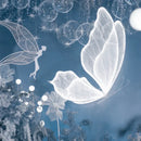 Axyaa LED Blue Lace Butterfly Lamps for Romantic Wedding Decor