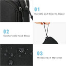 Axyaa Electronics Accessories Organizer Bag: Portable, Waterproof, Double Layers Storage for Cable Wires