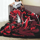 Axyaa Alastor Knitted Coral Fleece Plush Blanket