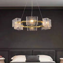 Axyaa Modern Stair Chandelier Pendant Lamp for Living Room, Interior Lighting