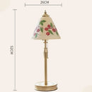 Axyaa Hand-painted Glass Table Lamp for Retro Bedroom & Living Room Decor