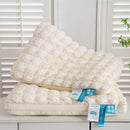 Axyaa Bread Neck Pillow: Rebound Polyester Filling, Cervical Massage Protector, Adult Sleep Pillows