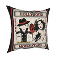 Axyaa Vintage Cinema Ticket Pillowcase 45x45cm