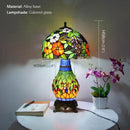 Axyaa Luxe Stained Glass Table Lamp for Living Room and Bedroom