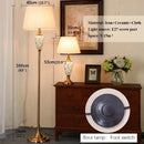 Axyaa Modern Chinese Ceramics LED Floor Lamp for Home Living Room & Bedroom