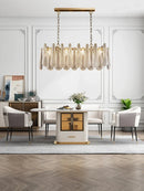 Axyaa Nordic Luxury Gold Glass Chandelier - Home Decoration Lighting