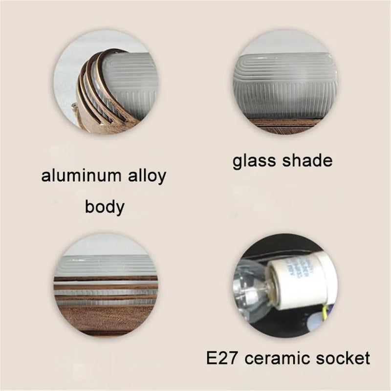 Axyaa Grid Oval Outdoor Wall Sconce Light - Frosted Glass Exterior Lantern for Porch, Patio