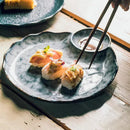 Axyaa Vintage Ceramic Dessert Plate Set - Creative Molecular Cuisine Tableware