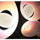 Axyaa LED Chandelier: Modern Rotatable Pendant Light for Dining Area and Events