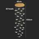 Axyaa LED Pendant Chandeliers for Modern Home Decor Indoor Lighting