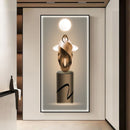 Axyaa Abstract Light Luxury Mural Lamp Decoration - Modern Simplicity Hanging Painting
