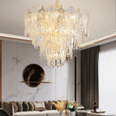 Axyaa Modern Luxury Crystal Chandelier for Living Room and Restaurant
