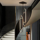 Axyaa Modern Staircase Pendant Lights for Living Room - Indoor Hanging Lamps