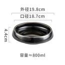 Axyaa Ceramic Deep Plate Set of 4