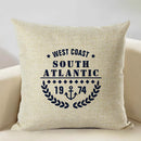 Axyaa Marine Cotton Fish Cushion Cover 45x45CM Square Home Decor Pillow Case