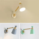Axya Modern Macaron Wood Wall Lamp - Bedroom Bedside Light