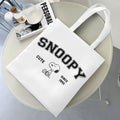 Axyaa Cartoon Dog Tote Bag - Foldable Shoulder Bag for Women and Students