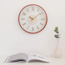 Axya Modern Cream Style Transparent Wall Clock