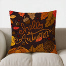 Axyaa Autumn Leaves Decorative Pillow Cover for Sofa, Bedroom, Car