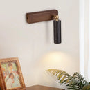 Axyaa Modern LED Wall Sconce Pull Chain Switch Reading Lamp Black Travertine