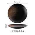 Axyaa Japanese Style Ceramic Plate Set for Restaurants and Home Dining