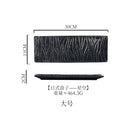 Axyaa Ceramic Sushi Dish: Japanese Style Flat Plate, Rectangular Hotel Tableware