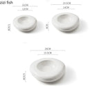 Axya Ceramic Dinner Plate Set - Solid Color Tableware for Restaurant and Home