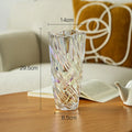 Axyaa Crystal Glass Hydroponic Vase for Art Flower Arrangement and Decor