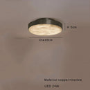 Axyaa Luxury Marble Ceiling Lamp Black Gold Modern Home Decor