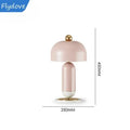 Axyaa Pink Mushroom LED Lamp for Living Room Bedroom Study Decoration