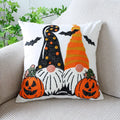 Axyaa Halloween Pumpkin Embroidered Pillowcase for Home Sofa Decor