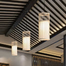 Axyaa Chinese Bedroom Pendant Lights Set Zen Tea Table Bar Counter Zen Décor