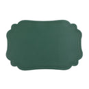 Axyaa Orange Halloween PU Leather Placemats - Set of 10
