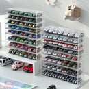 Axyaa Acrylic Toy Car Display Stand Multi-Layer Storage Box for Hot Wheels