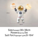 Axyaa Astronaut Moon Planet Lamp: Creative Spaceman Night Light, Bedroom Decor